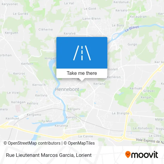 Rue Lieutenant Marcos Garcia map