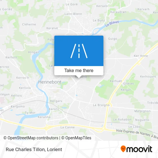 Rue Charles Tillon map