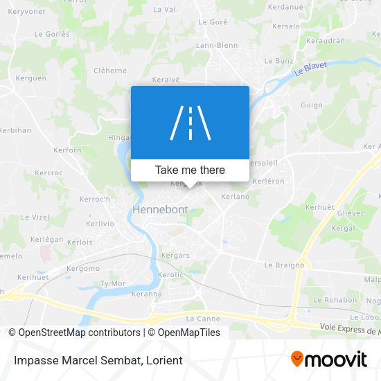 Impasse Marcel Sembat map