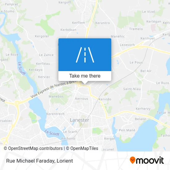 Rue Michael Faraday map
