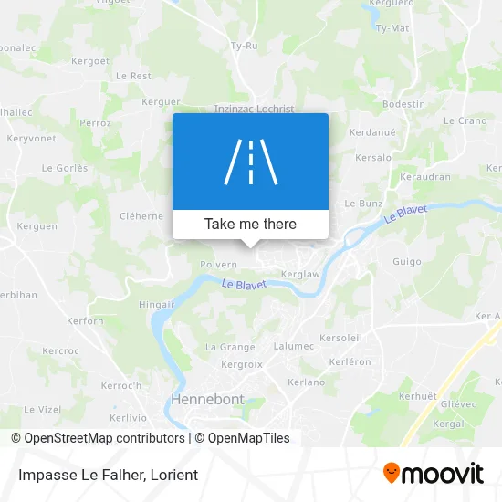 Impasse Le Falher map