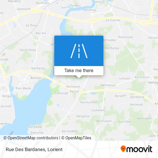 Rue Des Bardanes map