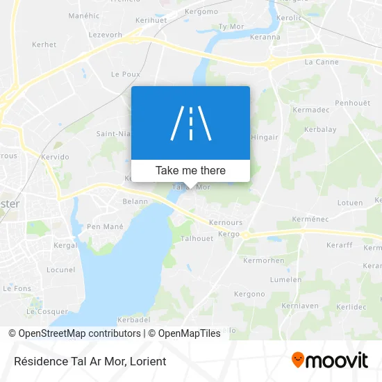 Résidence Tal Ar Mor map