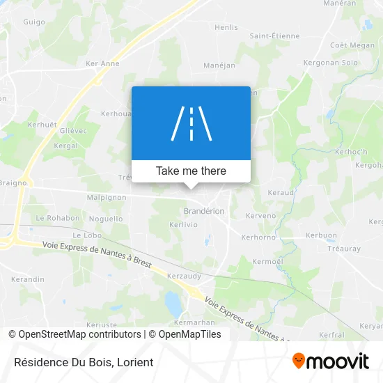 Résidence Du Bois map