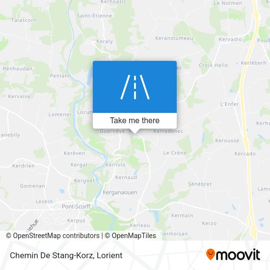 Chemin De Stang-Korz map