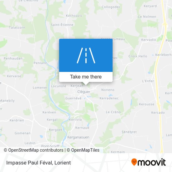 Impasse Paul Féval map