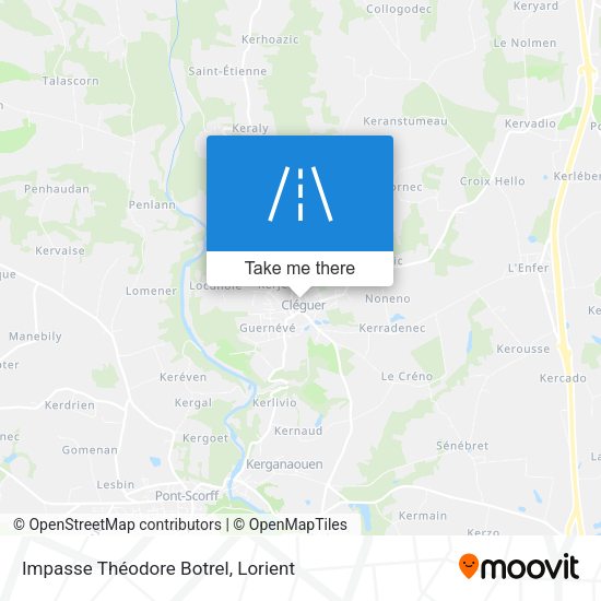 Impasse Théodore Botrel map
