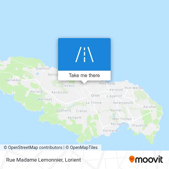 Rue Madame Lemonnier map