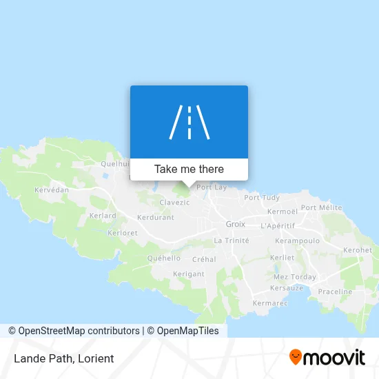 Chemin De La Lande map