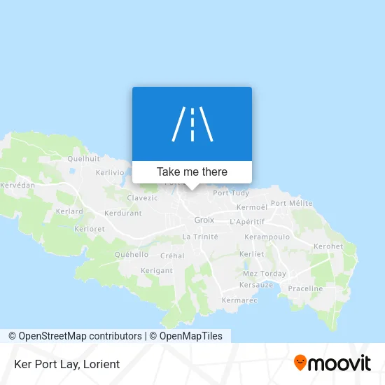 Ker Port Lay map