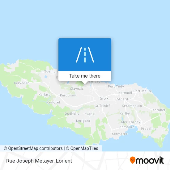 Rue Joseph Metayer map