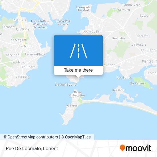 Rue De Locmalo map