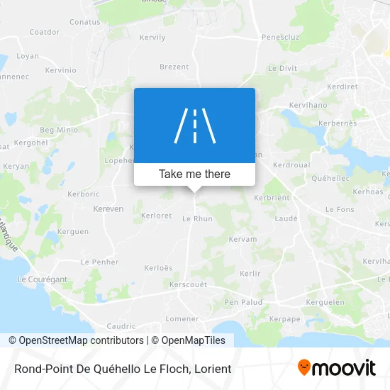 Rond-Point De Quéhello Le Floch map
