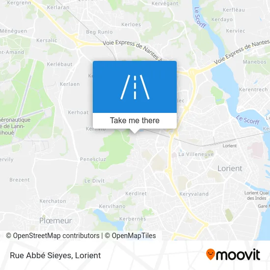 Rue Abbé Sieyes map