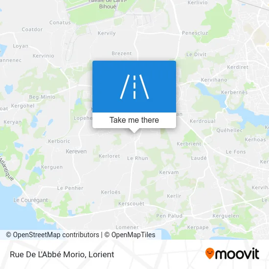 Rue De L'Abbé Morio map