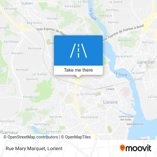 Rue Mary Marquet map