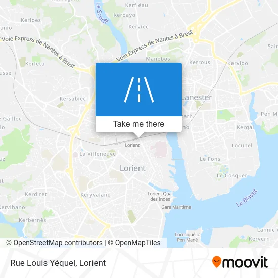 Rue Louis Yéquel map