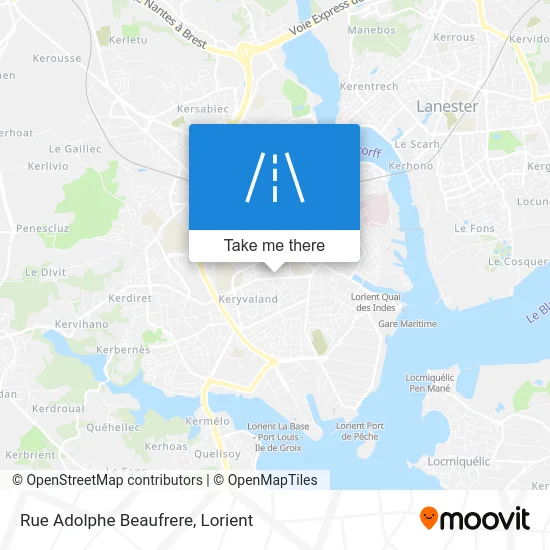 Rue Adolphe Beaufrere map