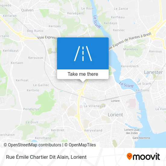 Rue Émile Chartier Dit Alain map