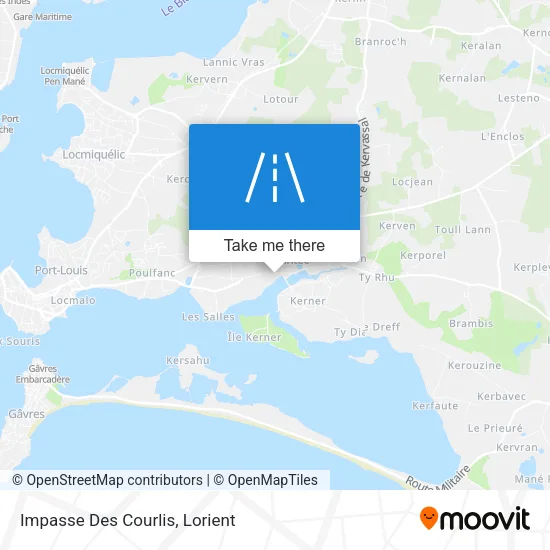 Impasse Des Courlis map