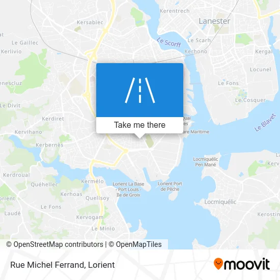 Rue Michel Ferrand map