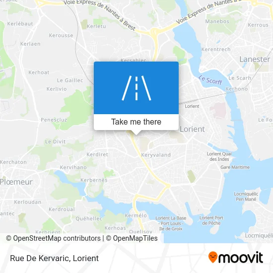 Rue De Kervaric map