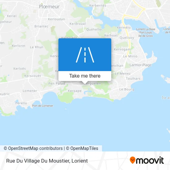 Rue Du Village Du Moustier map