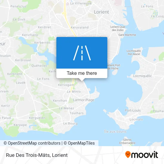 Rue Des Trois-Mâts map