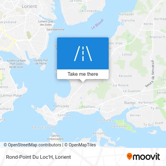 Mapa Rond-Point Du Loc'H