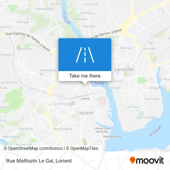 Rue Mathurin Le Gal map