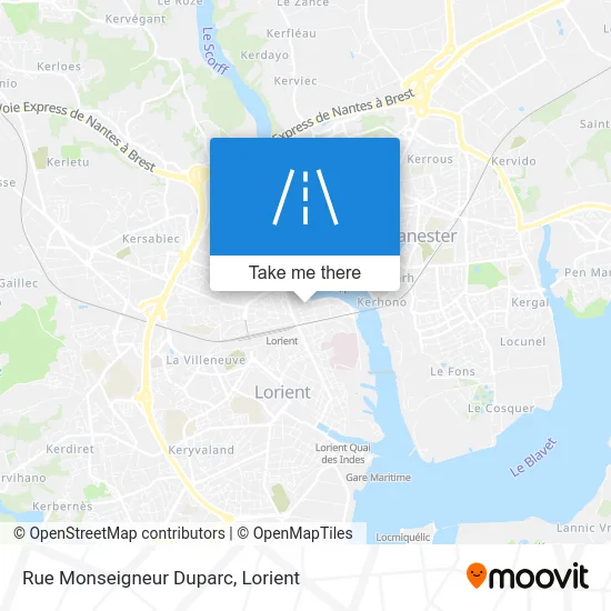 Rue Monseigneur Duparc map