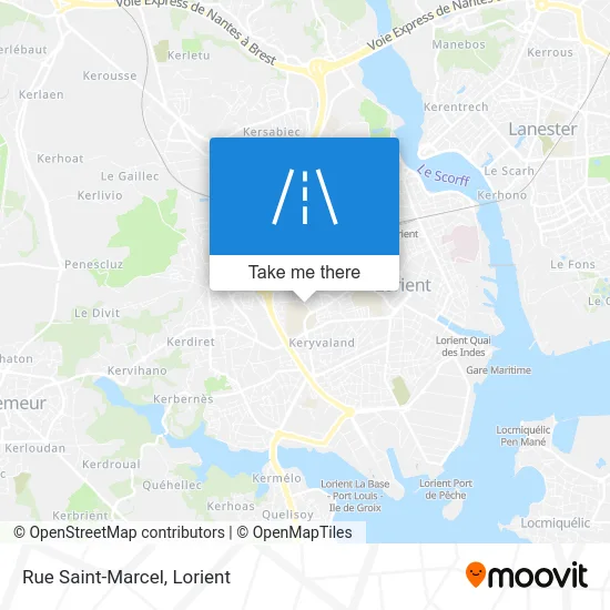 Rue Saint-Marcel map