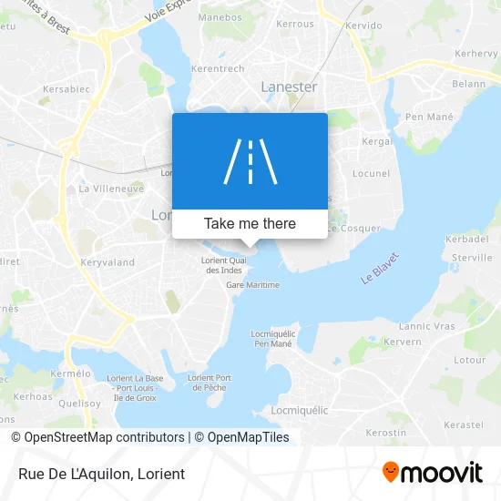 Rue De L'Aquilon map