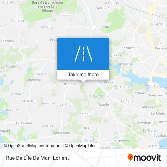 Rue De L'Île De Man map