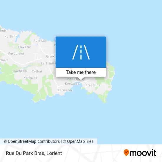 Rue Du Park Bras map