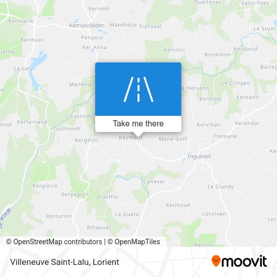 Villeneuve Saint-Lalu map