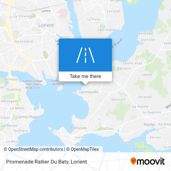 Promenade Rallier Du Baty map