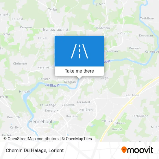 Chemin Du Halage map