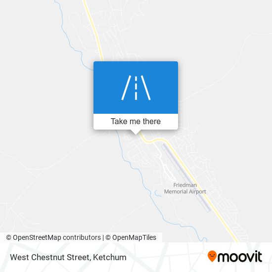 West Chestnut Street map