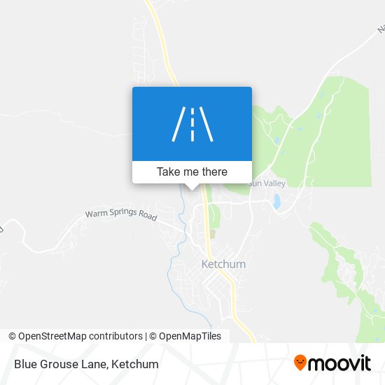 Blue Grouse Lane map