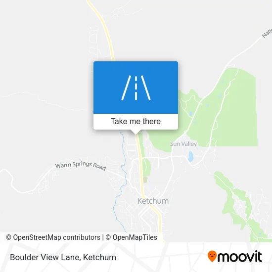 Boulder View Lane map