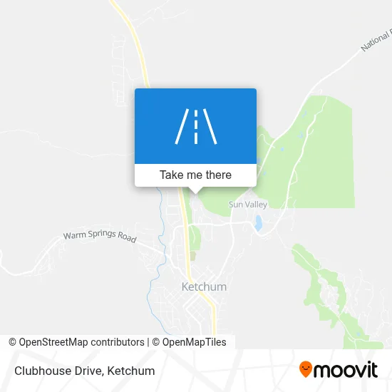 Clubhouse Drive map
