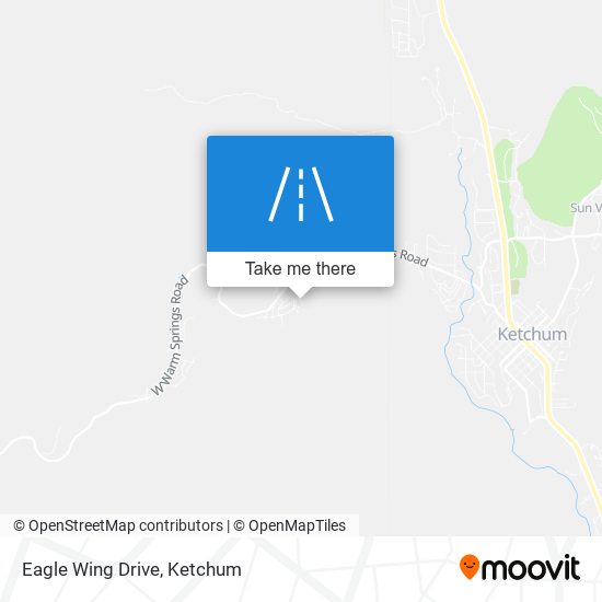 Eagle Wing Drive map