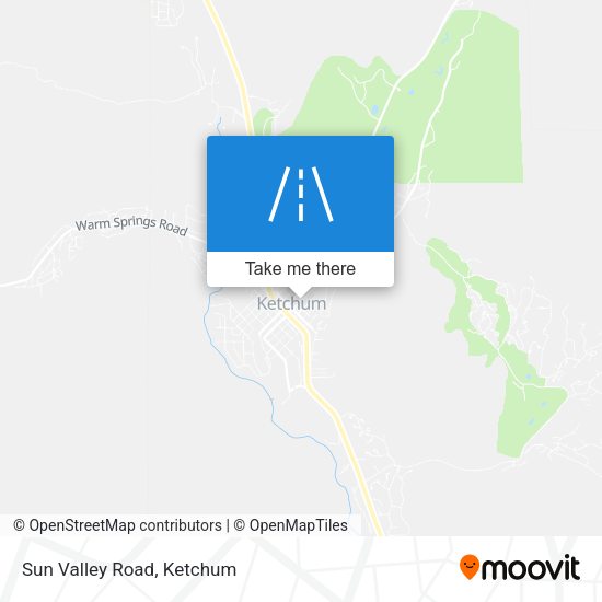 Sun Valley Road map