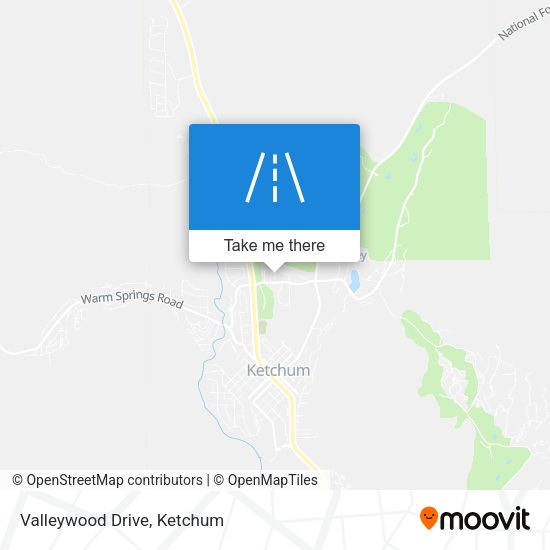 Valleywood Drive map