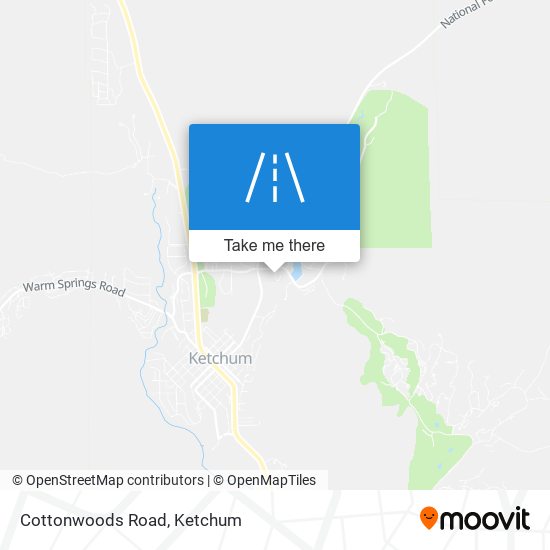 Mapa de Cottonwoods Road