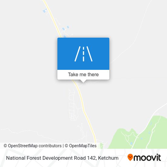 National Forest Development Road 142 map
