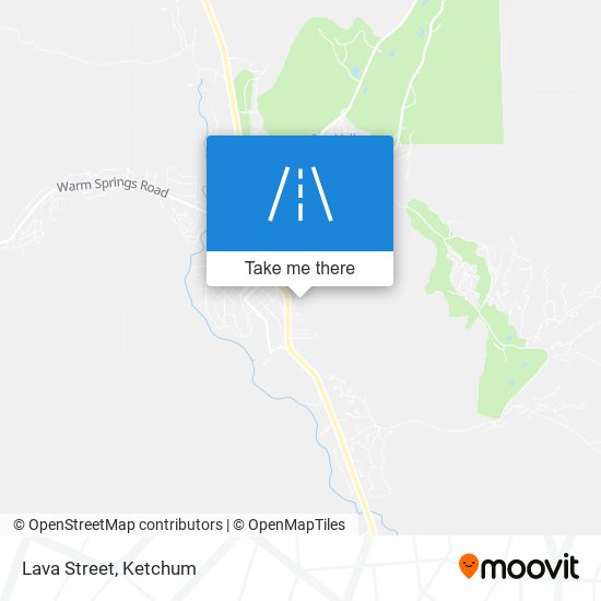 Lava Street map