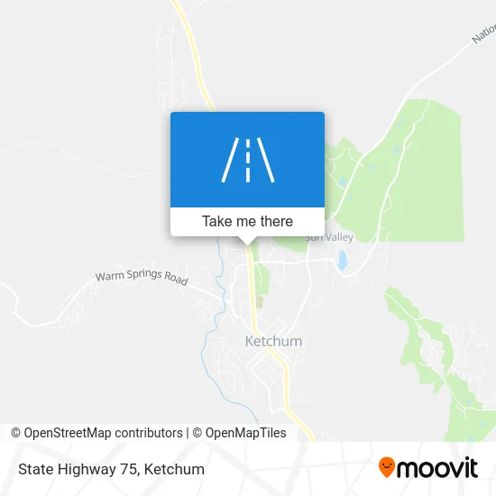 State Highway 75 map