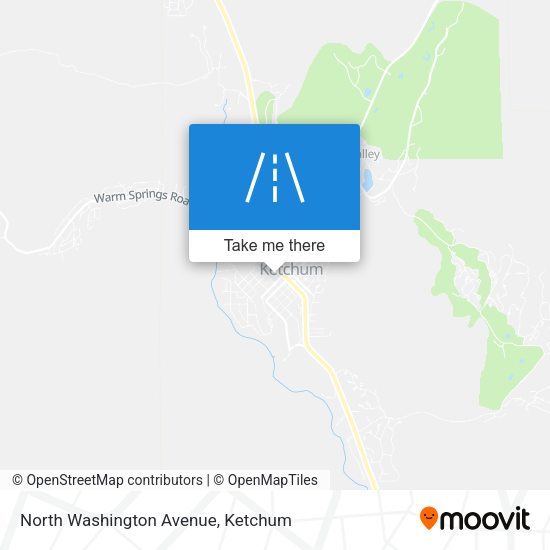 North Washington Avenue map
